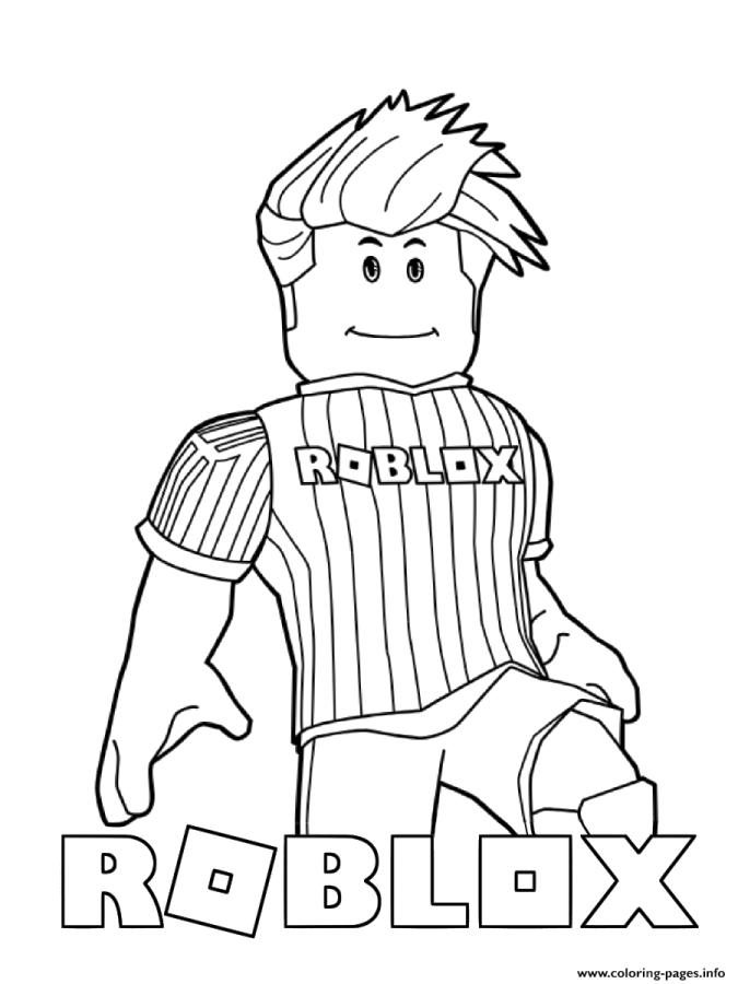 Noob from Roblox Coloring Pages - Get Coloring Pages