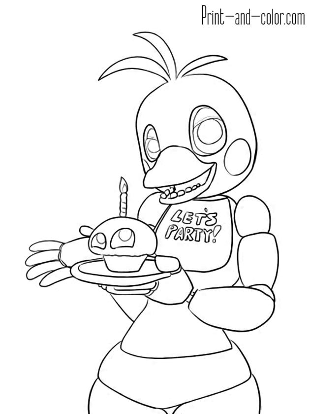 Mangle FNAF Coloring Page for Kids - Free Five Nights at Freddy's Printable  Coloring Pages Online for…