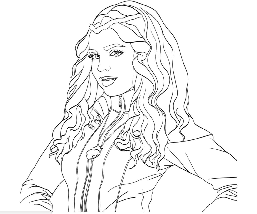 20+ Free Printable Descendants Coloring Pages - EverFreeColoring.com
