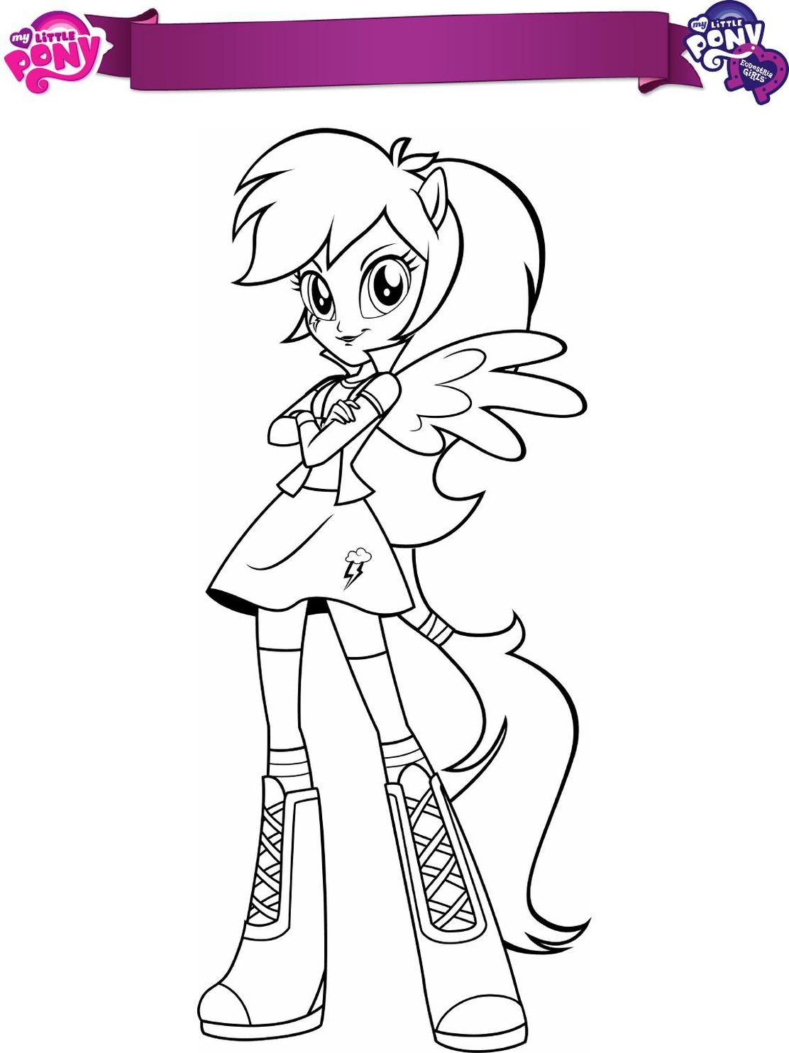 my little pony equestria girls coloring pages