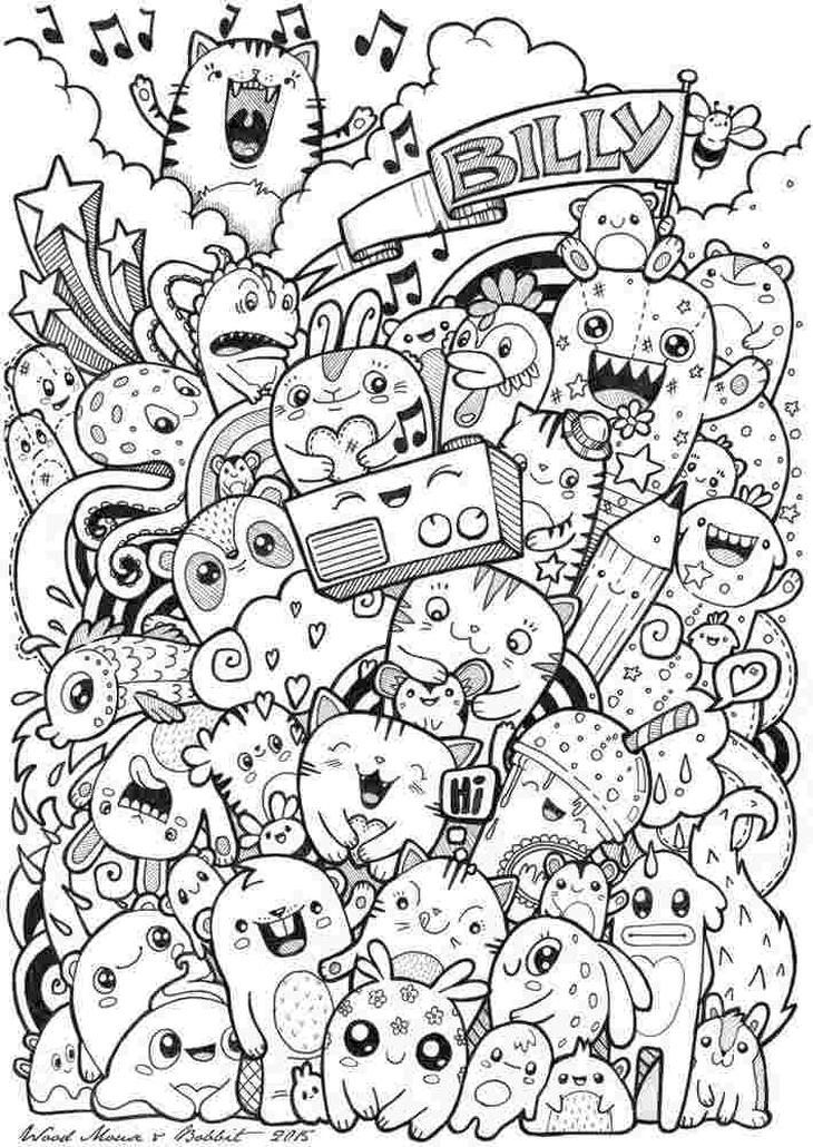 Download Get This Kawaii Coloring Pages Free Printable Doodle Art