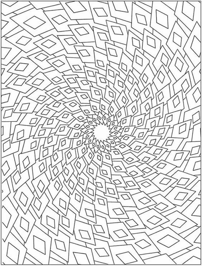 spiral designs coloring pages