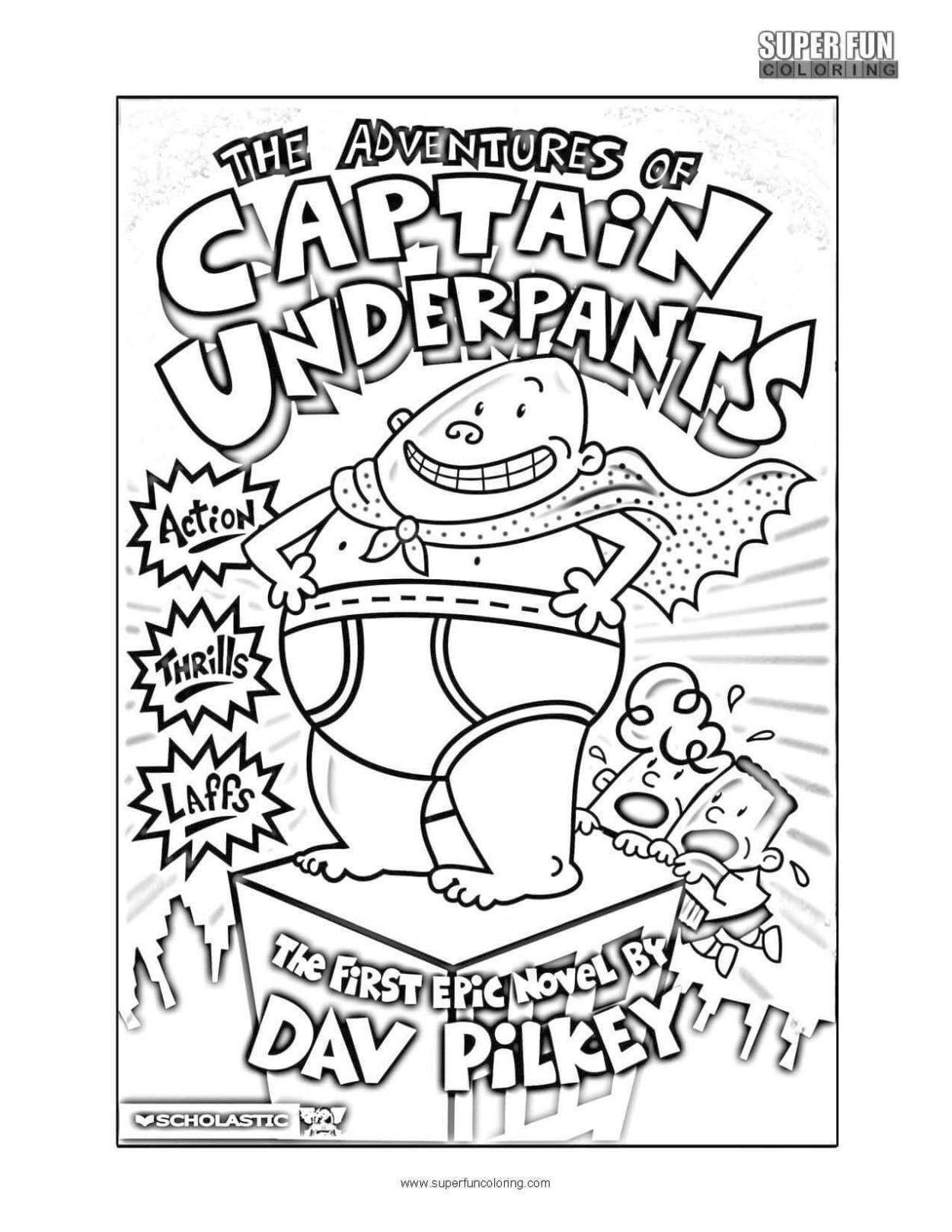 20 Free Printable Captain Underpants Coloring Pages Everfreecoloring Com