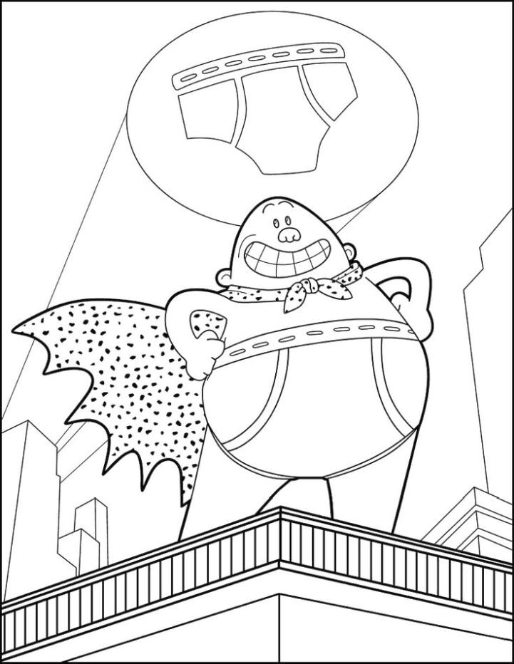 20 Free Printable Captain Underpants Coloring Pages EverFreeColoring