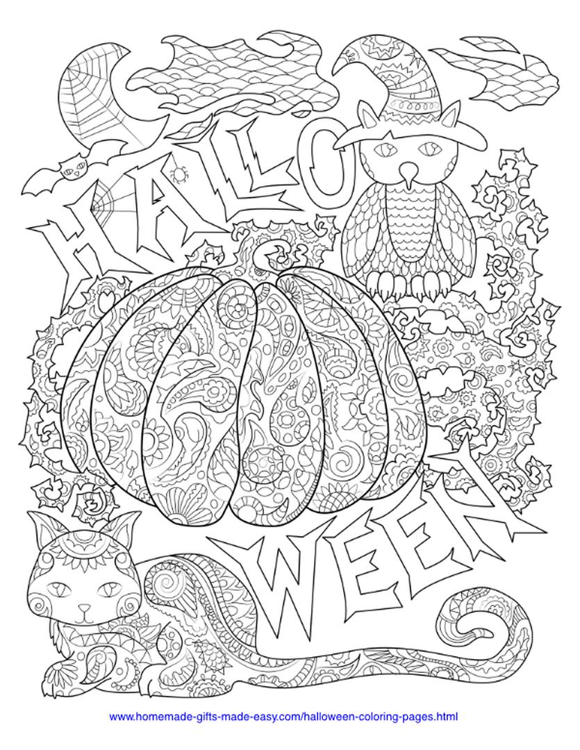 Perhaps the best 20 Haloween Coloring Pages – homeicon.info
