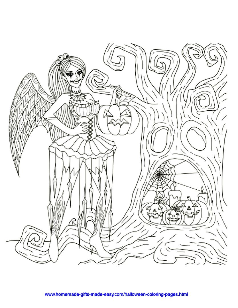 Get This Adult Halloween Coloring Pages Scary Witch 20scw 