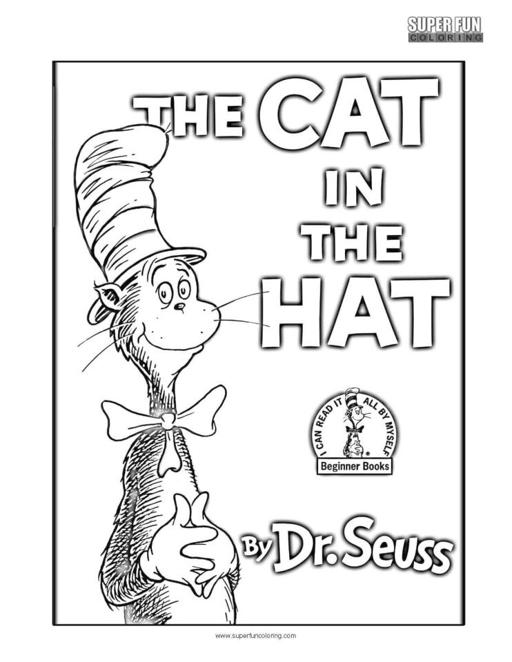 20 Free Printable Cat In The Hat Coloring Pages Everfreecoloring Com