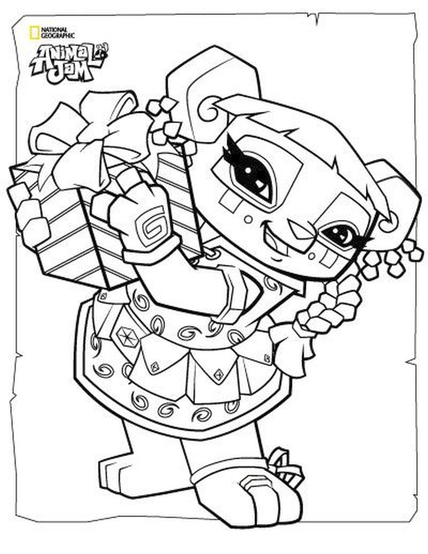 Get This Cute Animal Jam Coloring Pages Free Printable 3cte