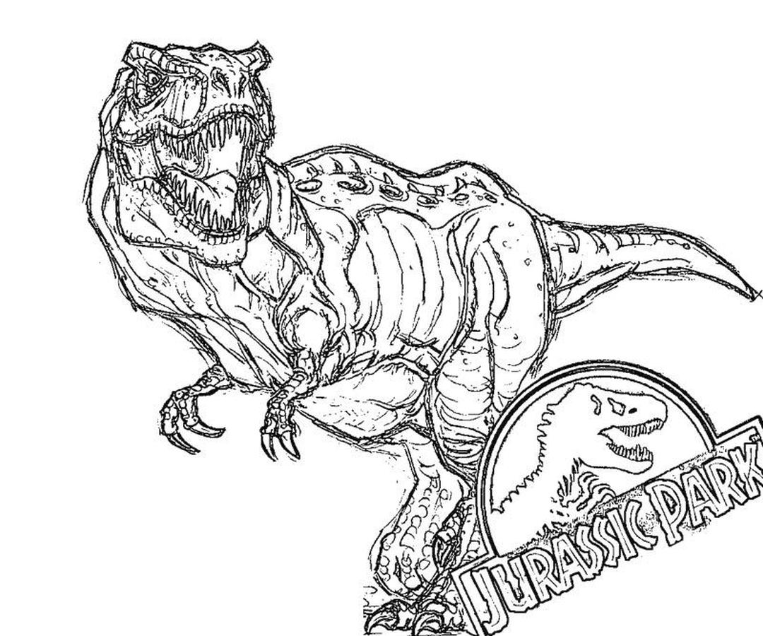 Get This Jurassic World Coloring Pages Tyranosaurus Rex 1rxt