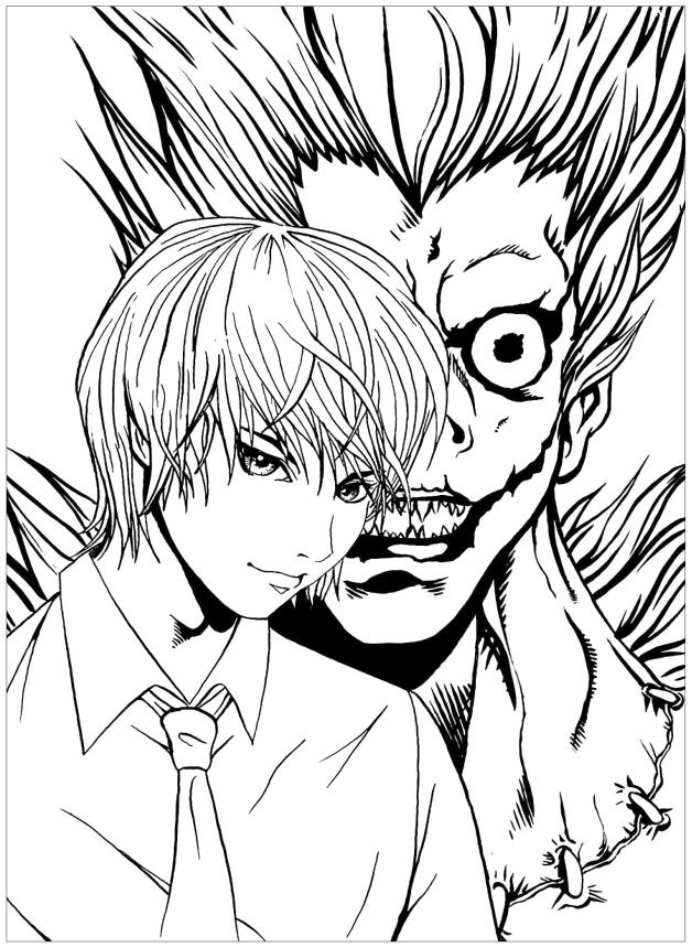 Get This Anime Coloring Pages Death Note