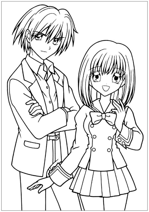 Free Printable Anime Coloring Pages for Kids