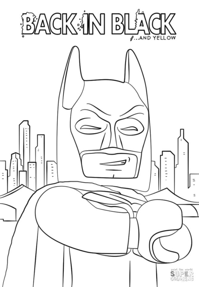 20+ Free Printable Lego Batman Coloring Pages 
