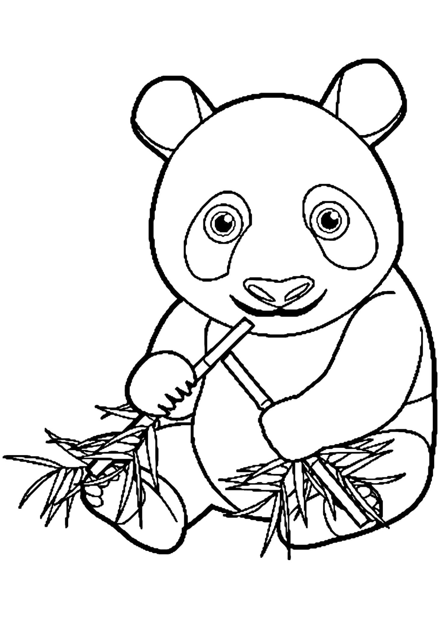 Get This Panda Coloring Pages Free