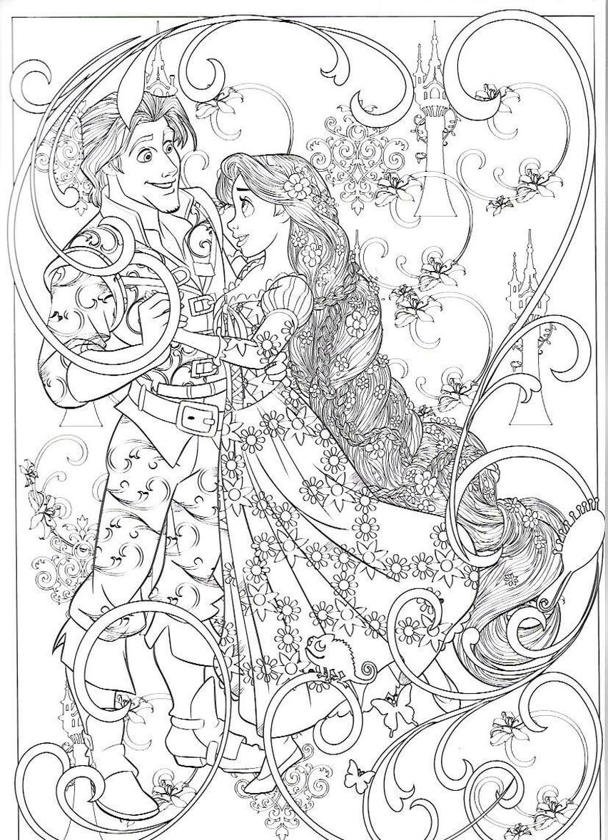 Get This Adult Coloring Pages Disney Amazing Drawing of Disney ...