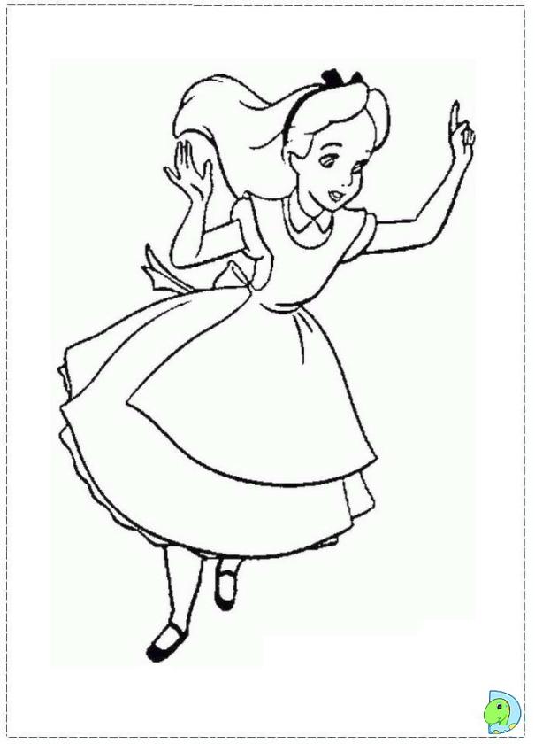 Get This Alice In Wonderland Coloring Pages Free Printable 4fd7