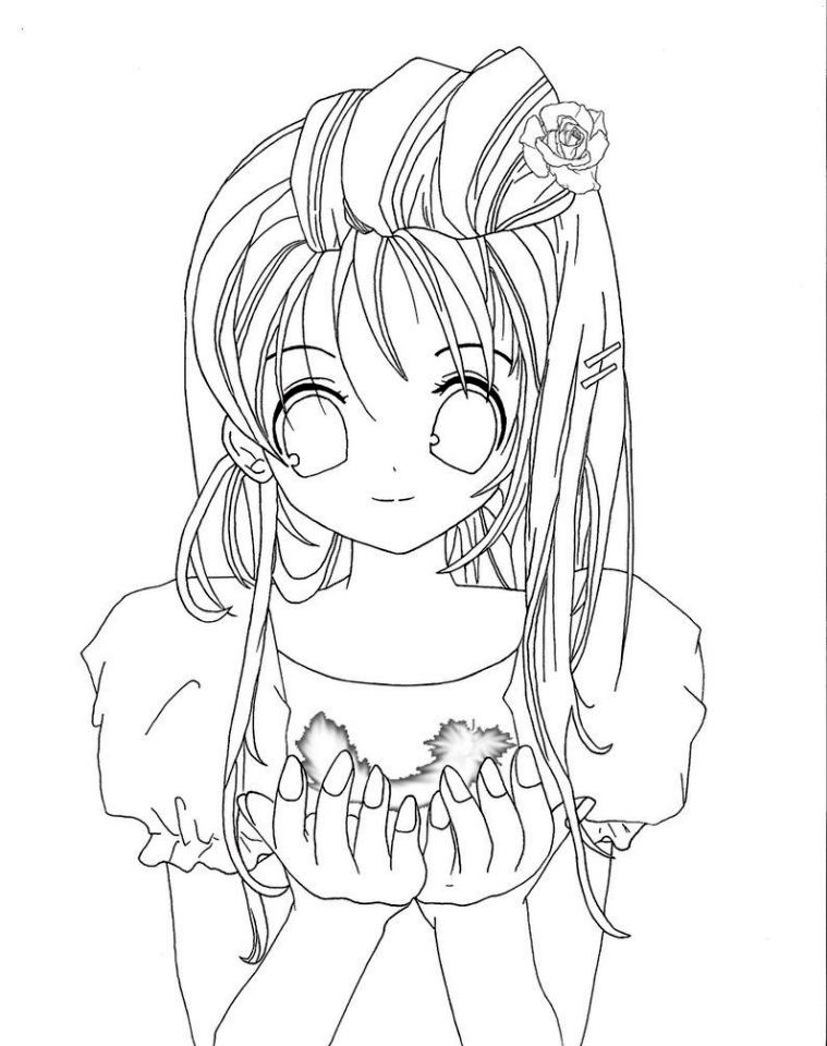Get This Cute Anime Girl Coloring Pages cr06