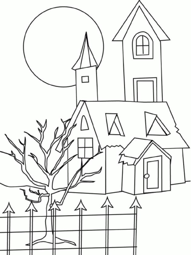 Get This House Coloring Pages to Print House Coloring Printable for