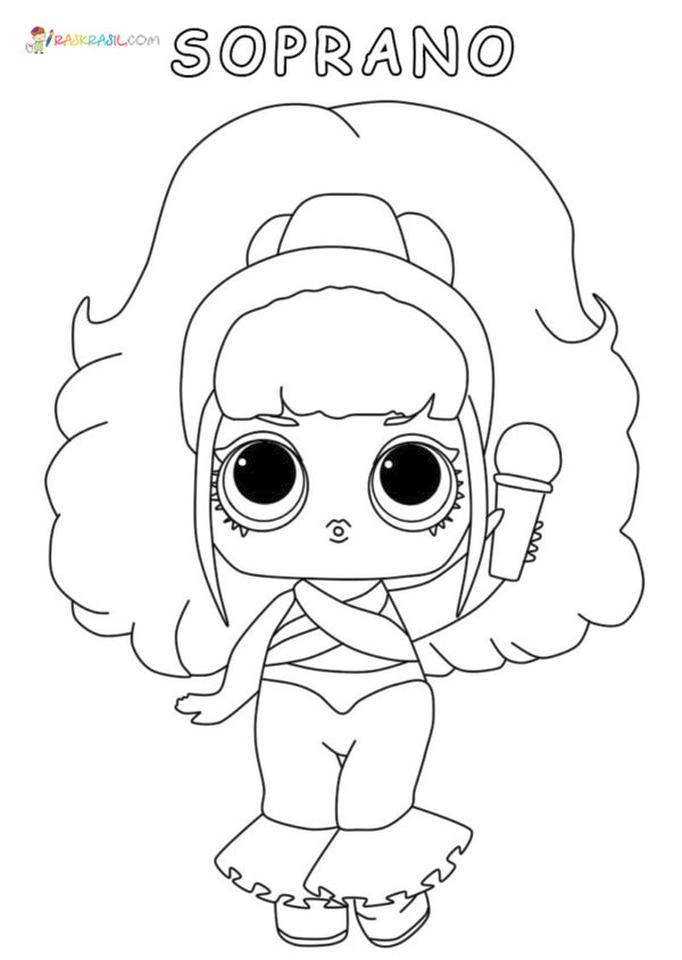 Get This Lol Dolls Coloring Pages Printable Soprano