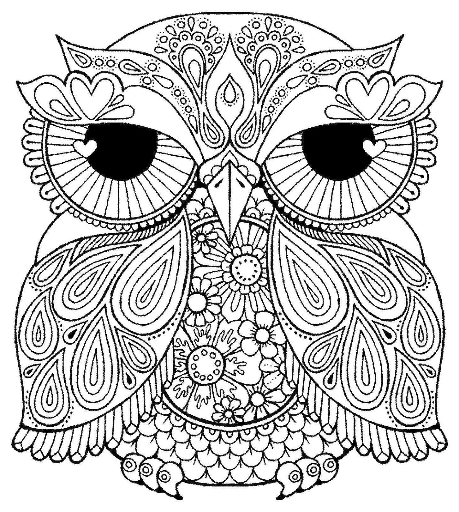 Printable Grown Up Coloring Pages