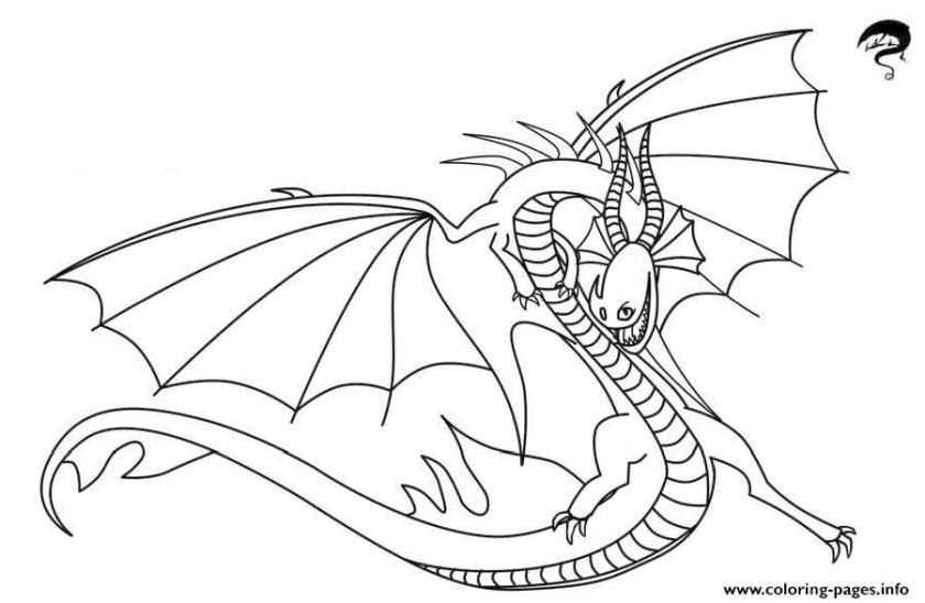 how to train a dragon coloring pages