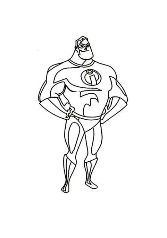 Get This Incredibles Coloring Pages Printable Mr. Incredible the Strong