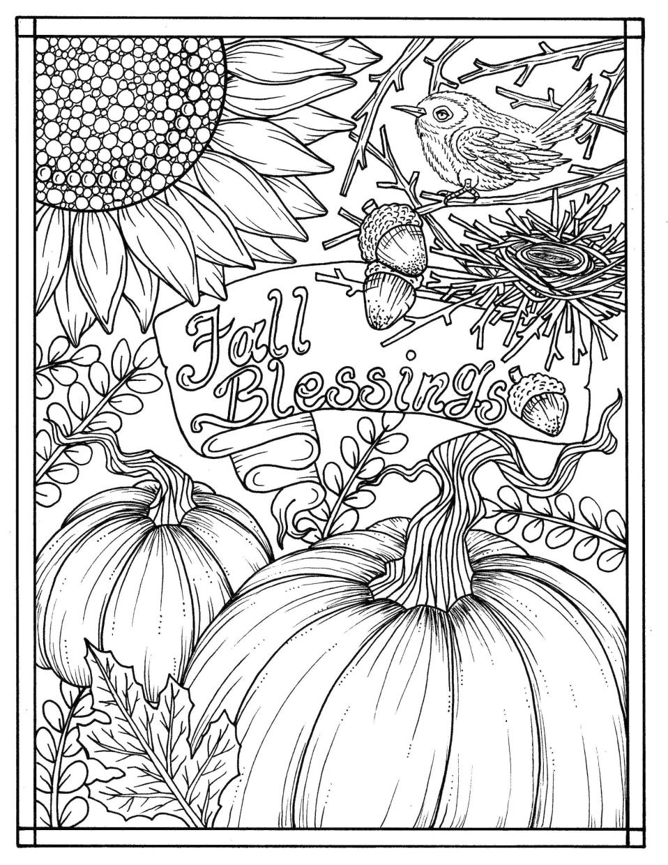 Get This Thanksgiving Coloring Pages for Adult Free Printable ...