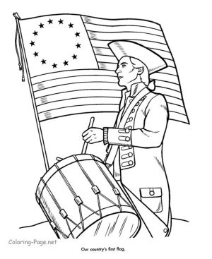 4th of July Coloring Pages for Toddlers – 9517s