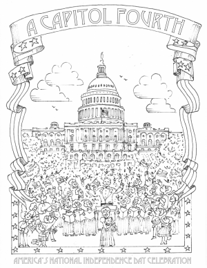 4th of July Coloring Pages for Adults   7351c