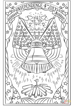 4th of July Coloring Pages for Adults   uv5bx