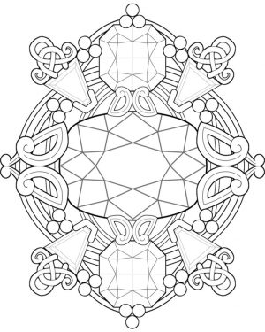 Abstract Coloring Pages Easy d4m0
