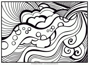 Abstract Coloring Pages for Adults Abstract Pattern That Looks Like Rolling Clouds