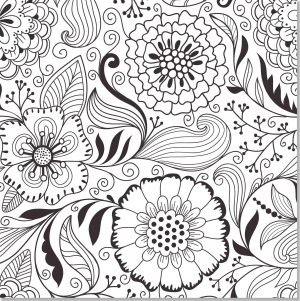 Abstract Coloring Pages for Adults Beautiful Abstract Flowers