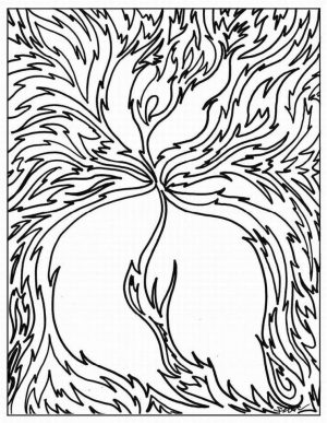 Abstract Coloring Pages for Adults Easy Abstract Drawing