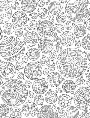 Adult Christmas Coloring Pages Free Printable Christmas Ornaments pls1