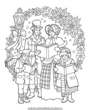 Adult Christmas Coloring Pages Free Printable Family jdl5