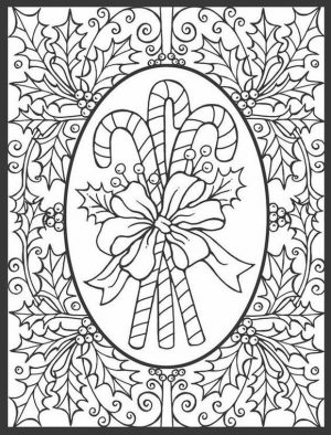 Adult Christmas Coloring Pages Free Printable zkr3