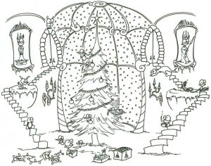 Adult Christmas Coloring Pages Free to Print Christmas Tree hny0