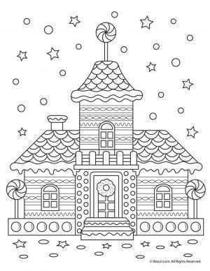Adult Christmas Coloring Pages Printable gbr0