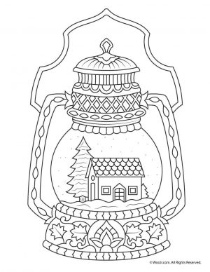 Adult Christmas Coloring Pages Printable glb8
