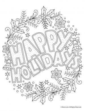 Adult Christmas Coloring Pages Printable hld6