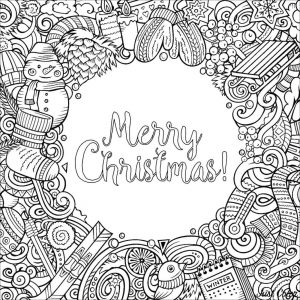 Adult Christmas Coloring Pages ddl2