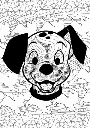 Adult Coloring Pages Disney 101 Dalmatians Coloring for Grown Ups