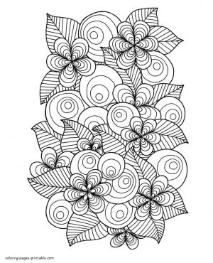 Adult Coloring Pages Floral Patterns Printable dxt9