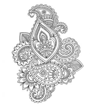 Adult Coloring Pages Paisley 4csm
