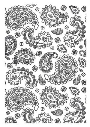 Adult Coloring Pages Paisley 5amb