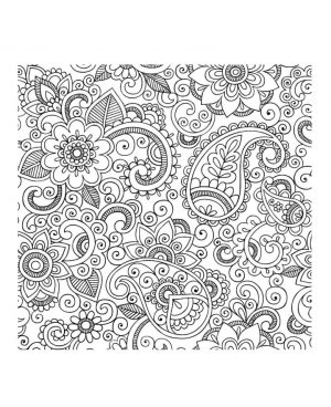 Adult Coloring Pages Paisley 6rds