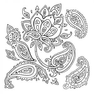 Adult Coloring Pages Paisley Printable 0plf