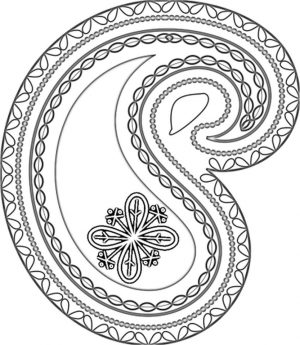 Adult Coloring Pages Paisley Printable 4psk