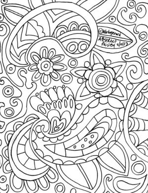 Adult Coloring Pages Paisley Printable 5pab