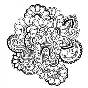 Adult Coloring Pages Paisley Printable 8esy